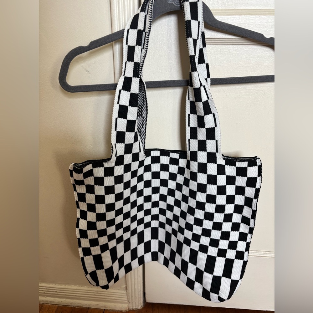 Checkered Tote Bag